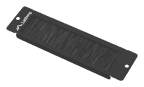 Painel de Escova Passa-cabos LANBERG AK-1104-B (Preto)