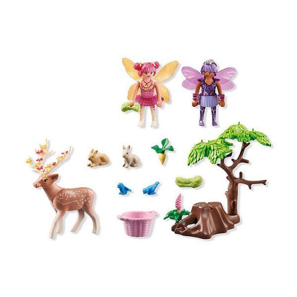 Conjunto de Figuras PLAYMOBIL 71800 Fadas e Animais da Floresta (4 anos - Multicor), miniatura 2
