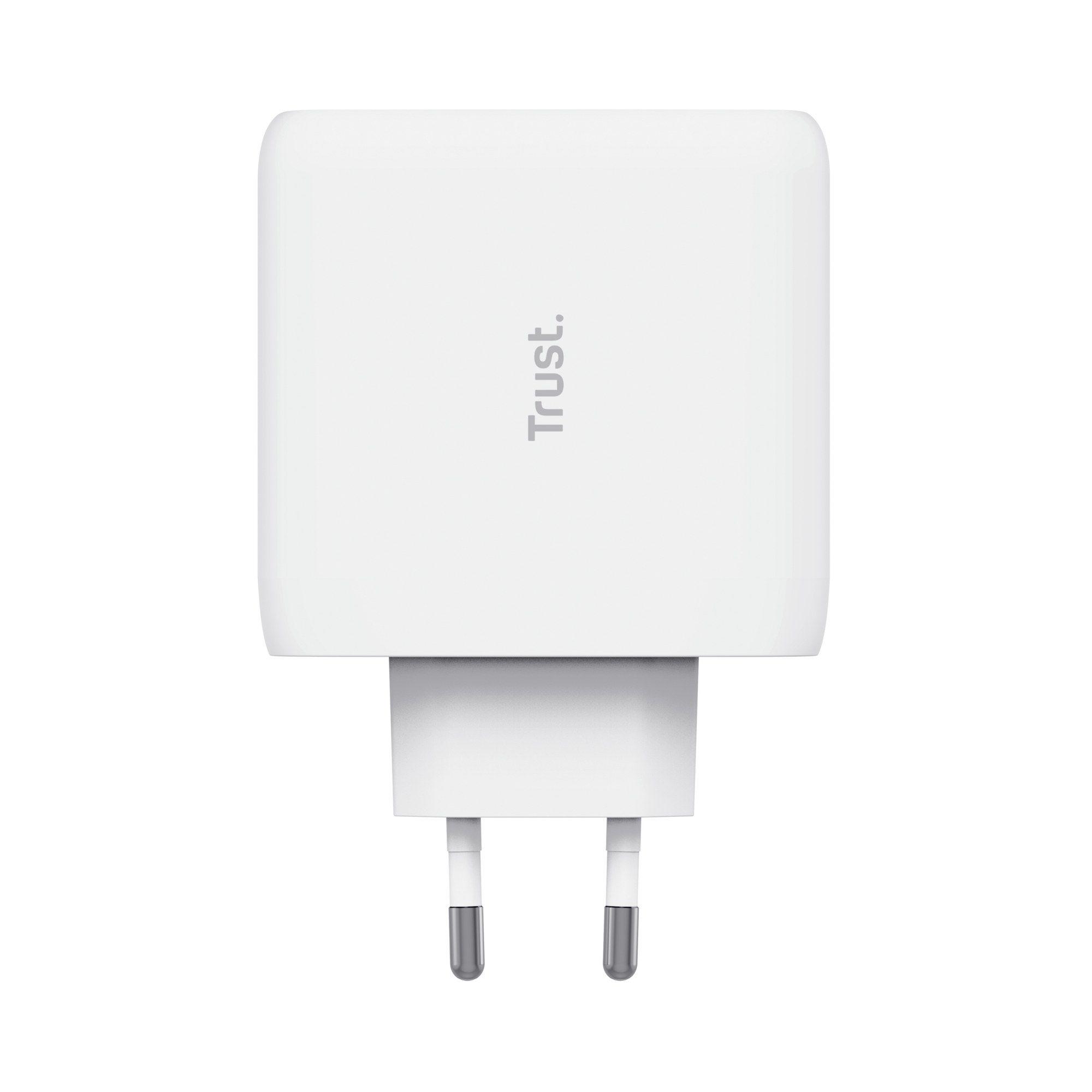 Carregador de Parede TRUST Maxo 65W 2P (Universal - Tipo C - Branco) — miniatura 3