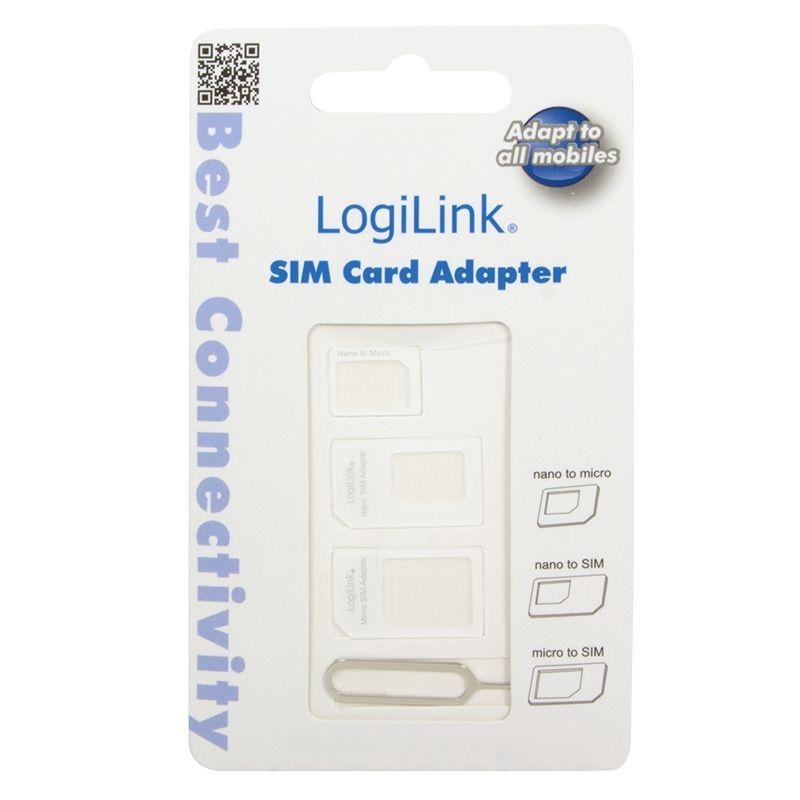 Adaptador de Cartão SIM LOGILINK AA0047 (Branco), miniatura 6