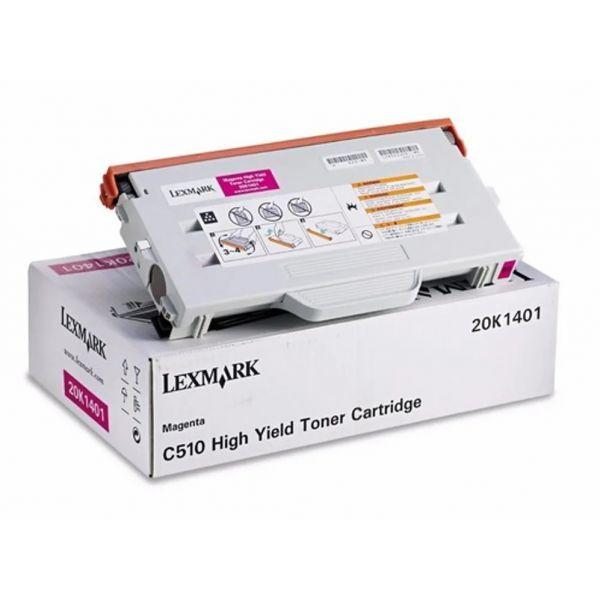 Toner LEXMARK 20K1401 (6600 páginas - Lexmark C510, C510n, C510dtn - Magenta, Alto Rendimento), miniatura 2