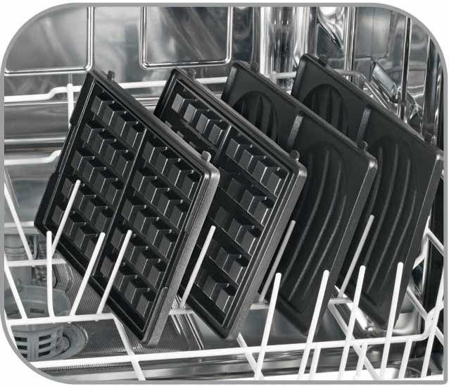 Sanduicheira TEFAL Snack Collection SW854D16 (Altura 36,1 cm - Preto/Inox) — miniatura 10