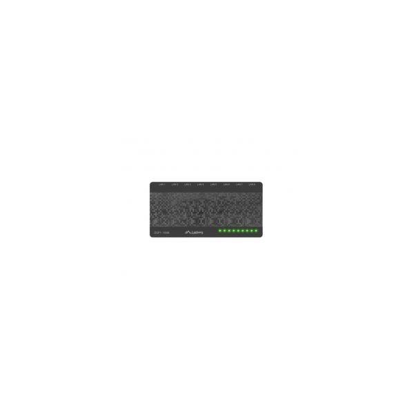 Switch LANBERG DSP1-1008 (Gigabit Ethernet - 0,7 MB - 16 Gbit/s - Preto e Cinzento), miniatura 2