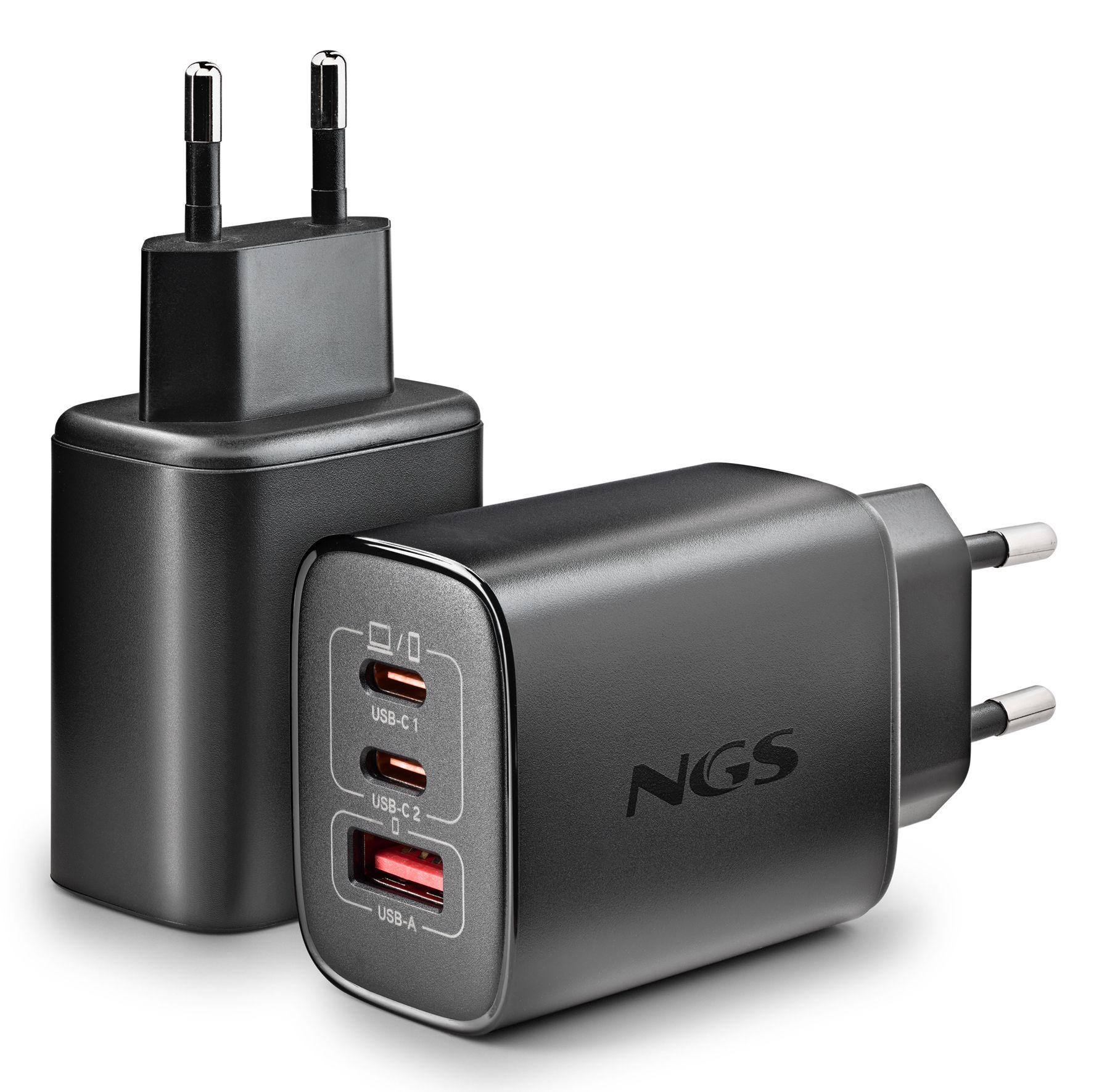 Carregador de Parede NGS ERA65WBLACK (65 W - 1.3 A - Preto) — miniatura 5