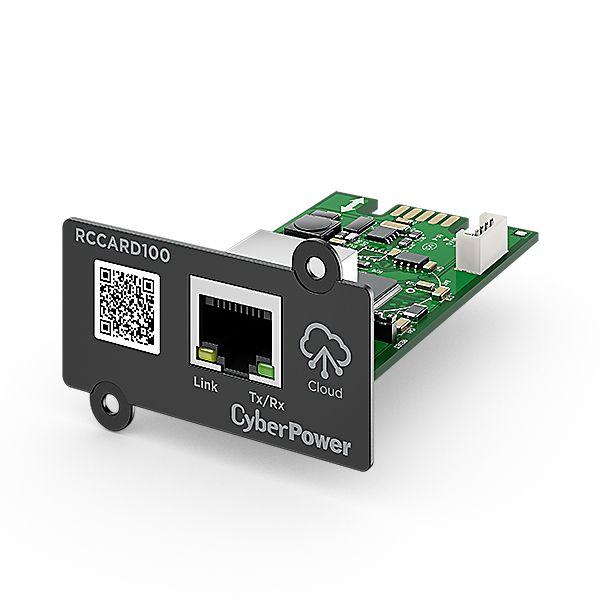 Cartão de Gestão Remota CYBERPOWER RCCARD100 (Fast Ethernet - Ethernet - 100 Mbit/s - Preto, Verde e Metálico)