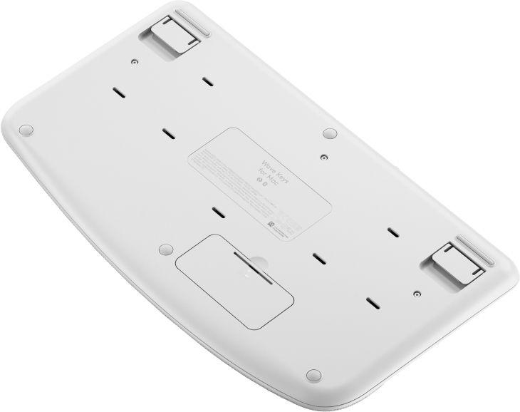 Teclado LOGITECH Wave Keys for Mac (Alemão - Membrana - Tamanho completo - Branco) — miniatura 3