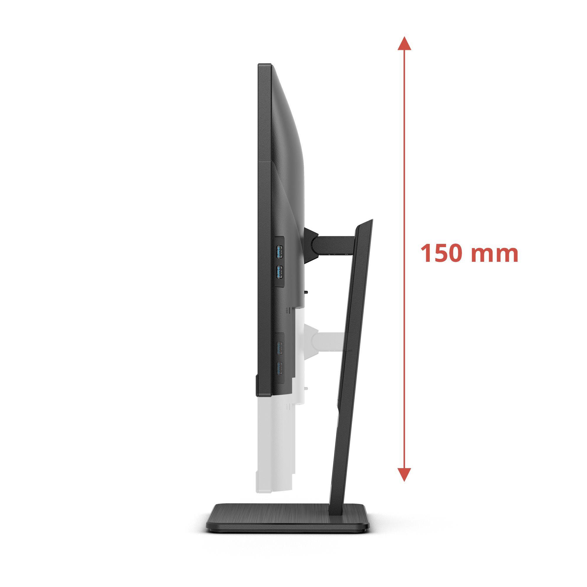 Monitor AOC U27E3UF (27" - IPS - 60 Hz - Preto) — miniatura 3