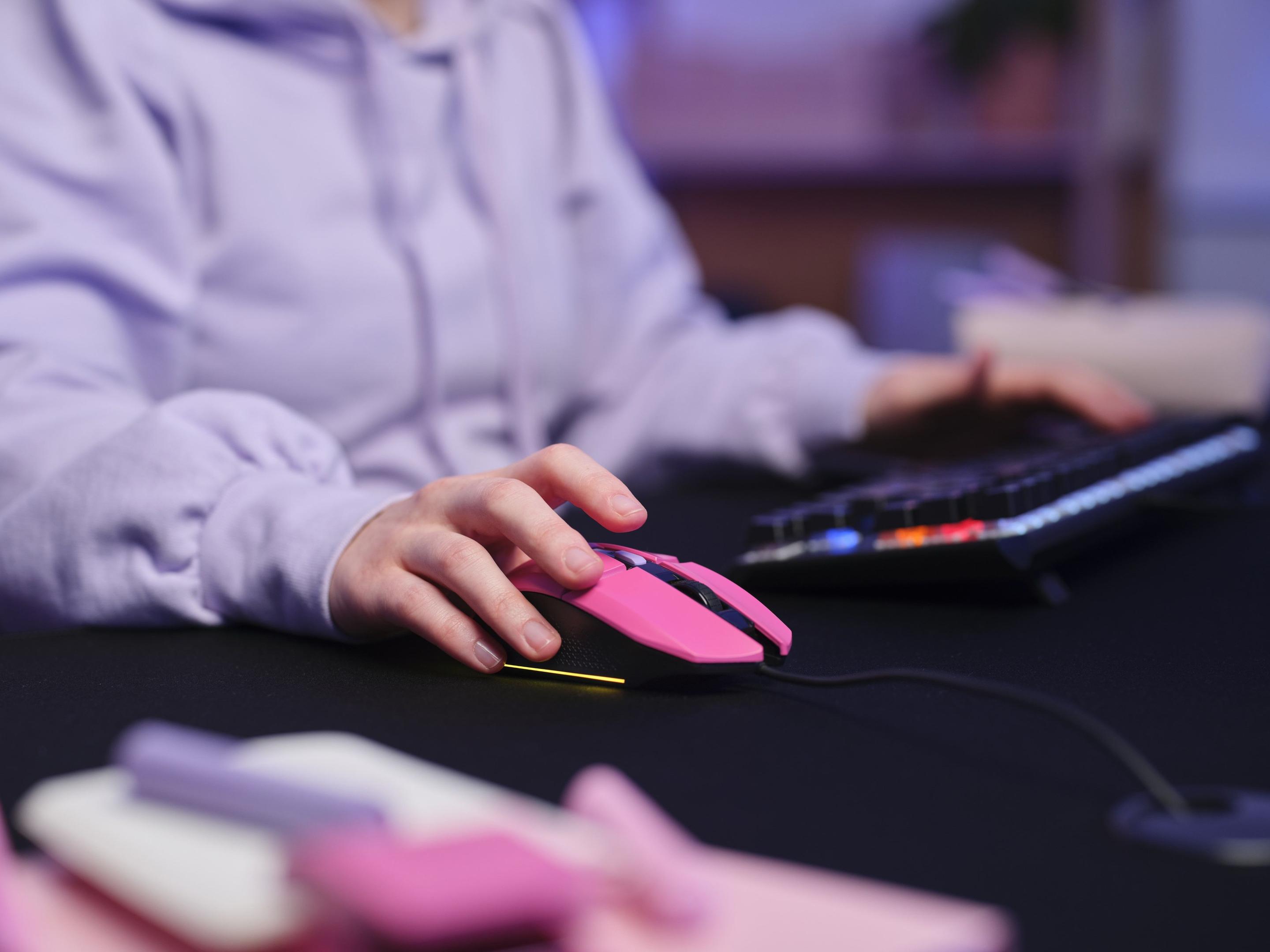 Rato TRUST GXT 109P FELOX (Ambidestro - 6400 DPI - 60 ips - Rosa), miniatura 7