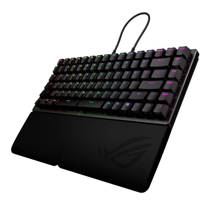 Teclado ASUS ROG Falcata (US - Switch magnético-mecânico - 75% - Preto) — miniatura 3