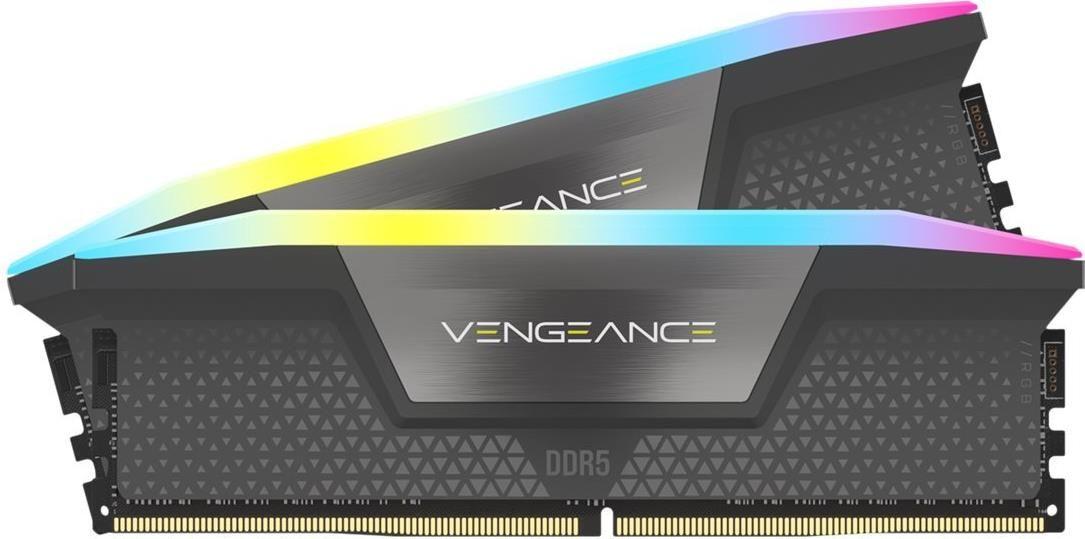 Memória RAM CORSAIR Vengeance RGB CMH32GX5M2B6400Z32 (1600 MHz - 32 GB - DIMM)