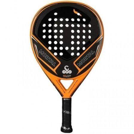 Raquete de Padel VIBOR-A Mortal Carbon 3.0 (Fibra de carbono 3K - Laranja e Preta)