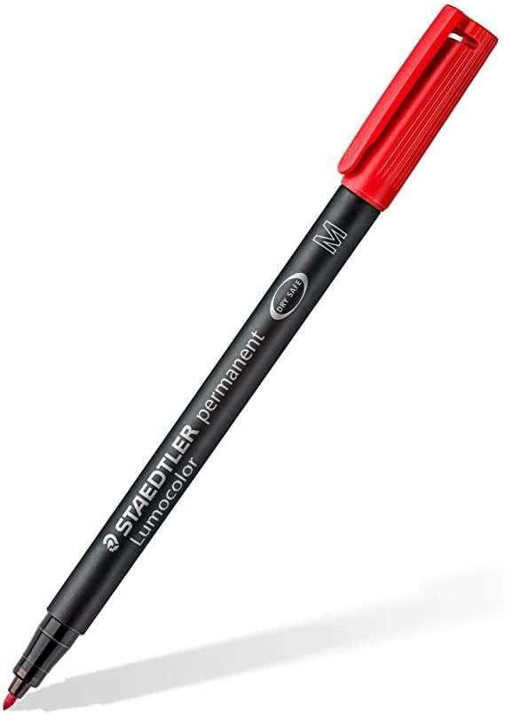 Marcador Permanente STAEDTLER Lumocolor 317-2 (Vermelho)