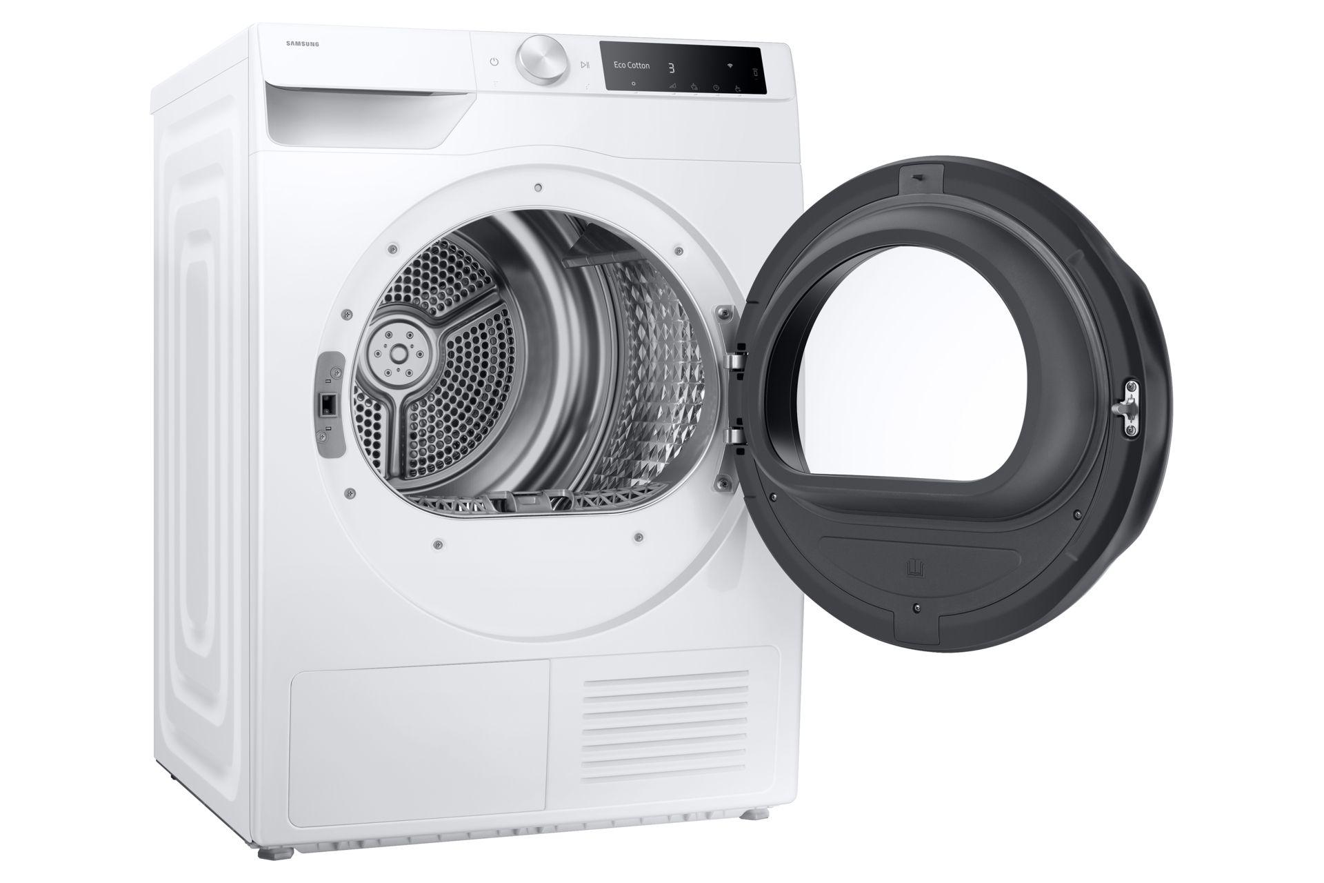 Máquina de Secar Roupa Independente SAMSUNG DV90DG6845LEU3 (9 kg - Bomba de calor - Direita - Branco), miniatura 7