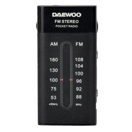 Rádio Portátil DAEWOO DW1109 (3,5 mm - Preto)