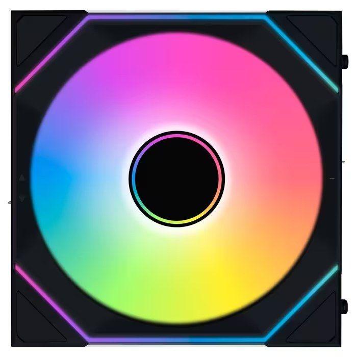 Ventoinha para Caixa de PC LIAN LI UNI FAN SL140 Infinity Wireless RGB Reverse Blade PWM (RGB multicolorida - Preto)