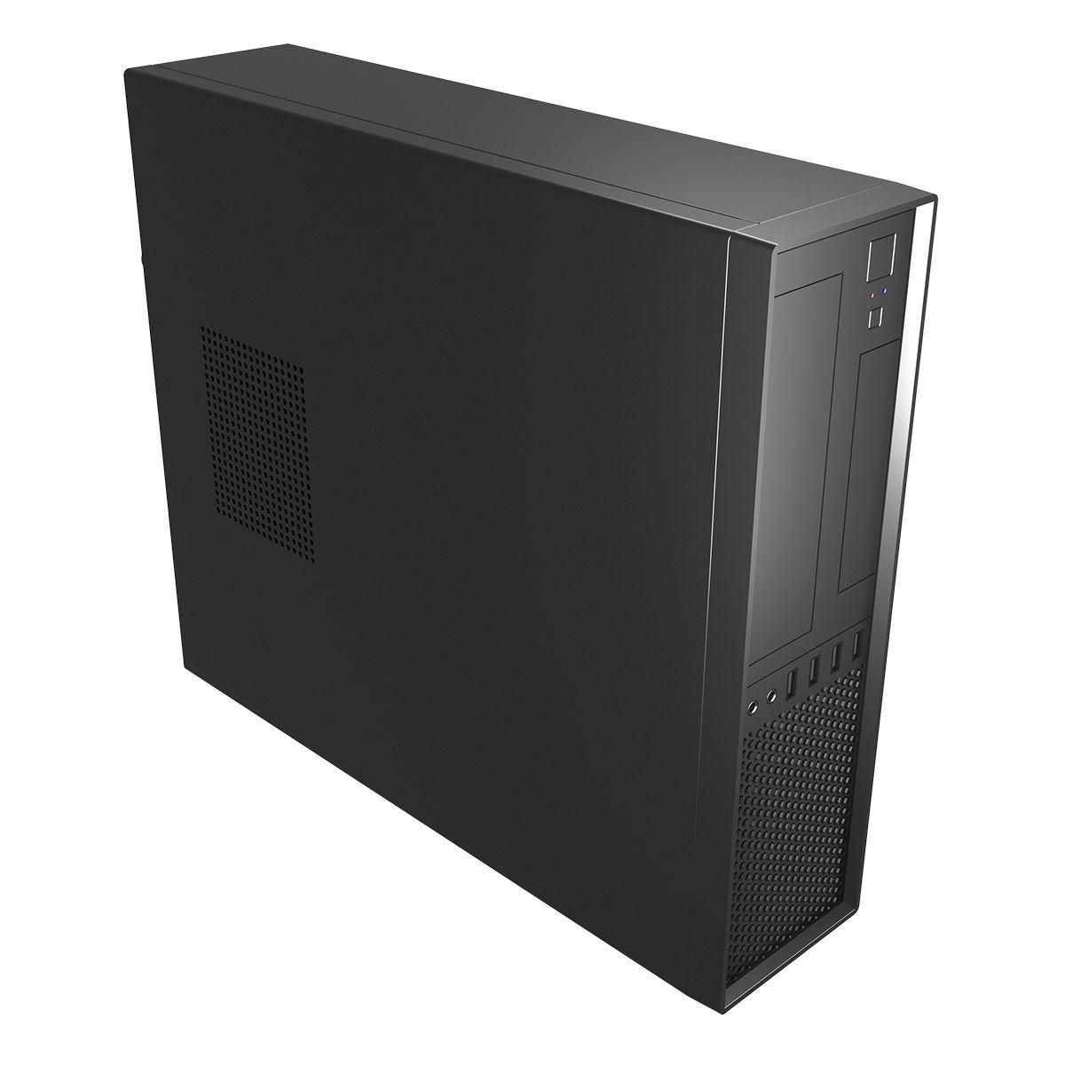Caixa de Computador Slim UNYKACH UK 3001 BLACK (Micro ATX - TFX - PC - Preto) — miniatura 10