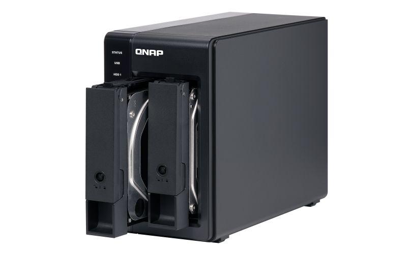 Caixa Externa RAID QNAP TR-002 (2,5/3,5" - Serial ATA II, Serial ATA III - Preto) — miniatura 3