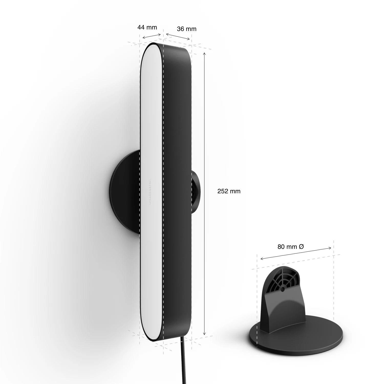 Kit de Barras de Luz Inteligentes PHILIPS Hue Play (Sintético - Preto) — miniatura 7