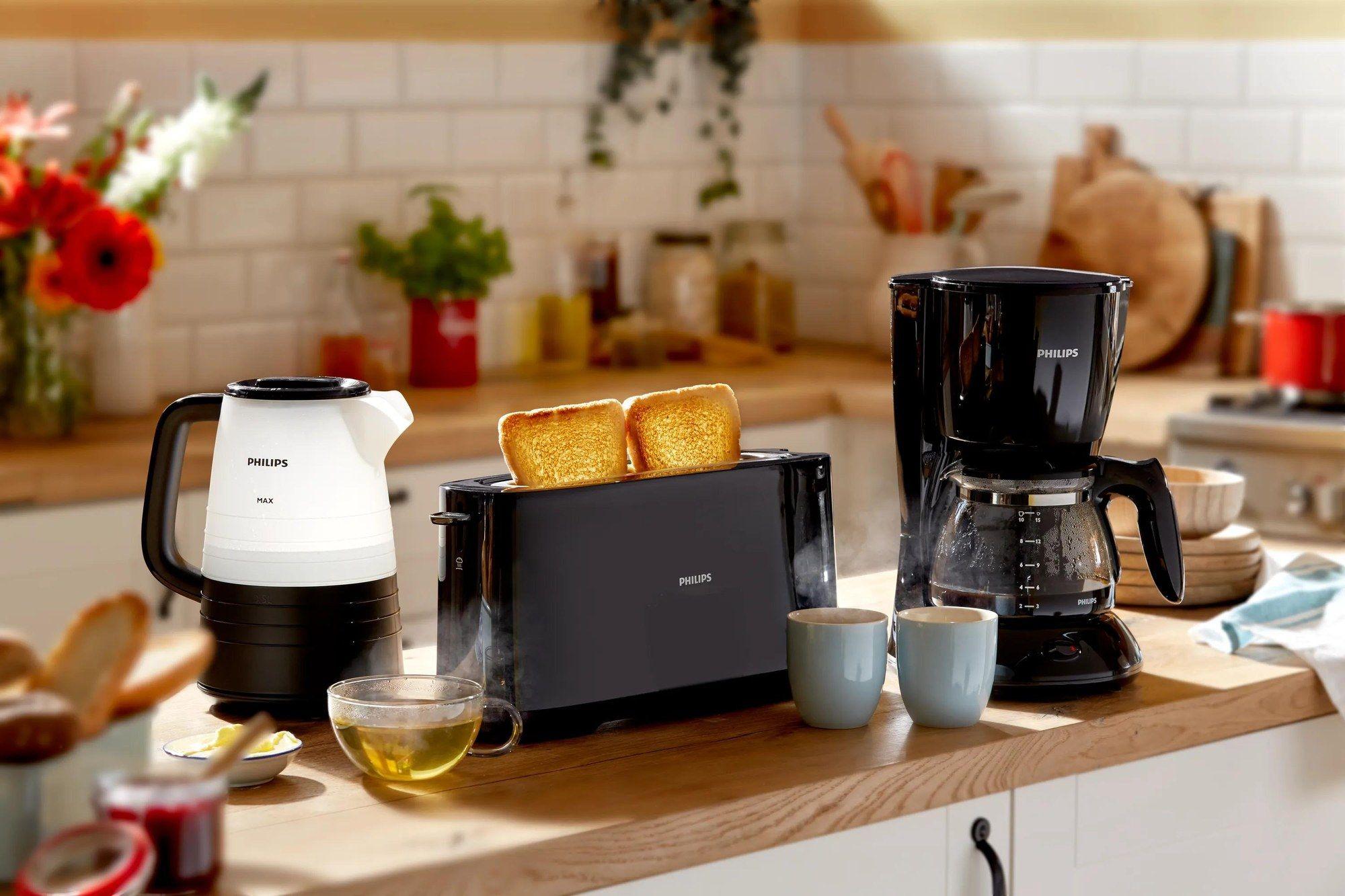 Torradeira PHILIPS HD2590/90 (1030 W - Plástico - Altura 19 cm - Preto), miniatura 2