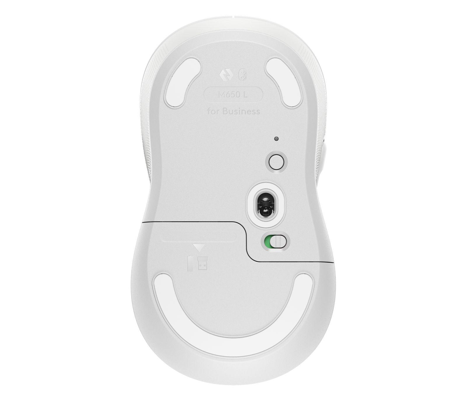 Rato LOGITECH Signature M650 L for Business (Mão direita - 4000 DPI - Ótico - Branco) — miniatura 3