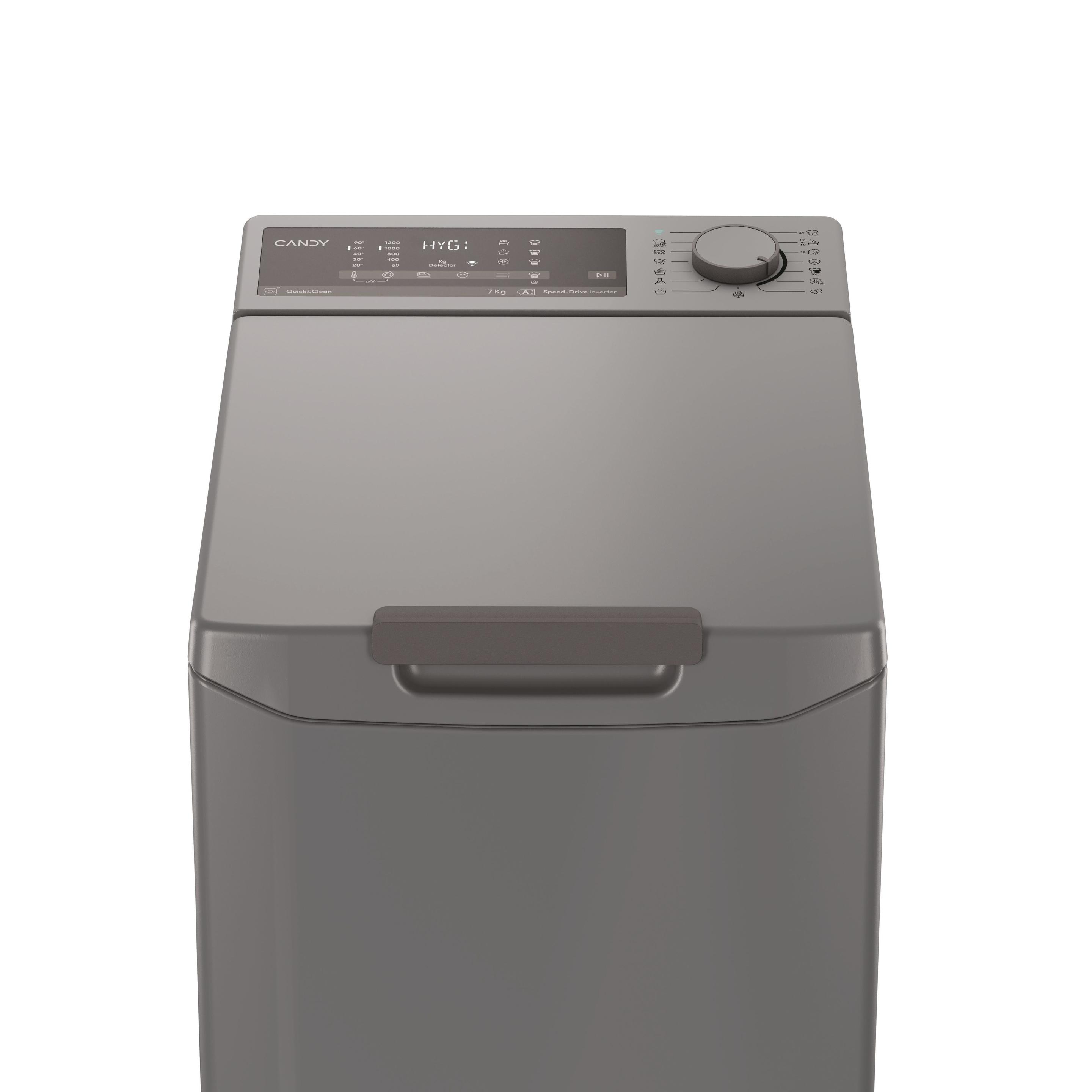 Máquina de Lavar Roupa Independente CANDY TCAS274TMR5S (1200 RPM - B - C - Antracite) — miniatura 4