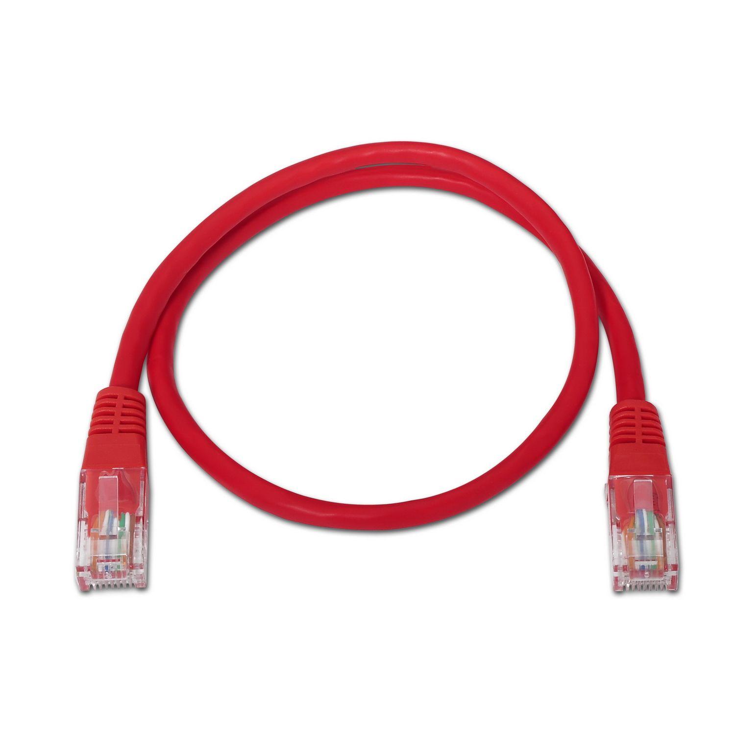 Cabo de Rede AISENS A135-0239 (2 m - Cat6 - RJ-45 - Vermelho), miniatura 2
