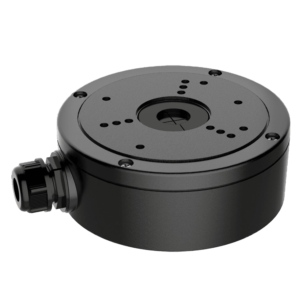 Caixa de Derivação HIKVISION DS-1280ZJ-S-BLACK (Para Câmaras Dome ou Bullet - Exterior - Preto)