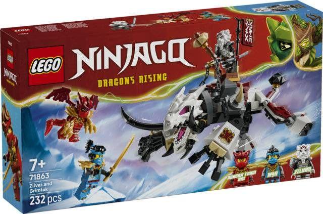 LEGO 71863 Ninjago Zilvar e Grimtak, a Besta Dragão (7+ anos - 232 peças), miniatura 6