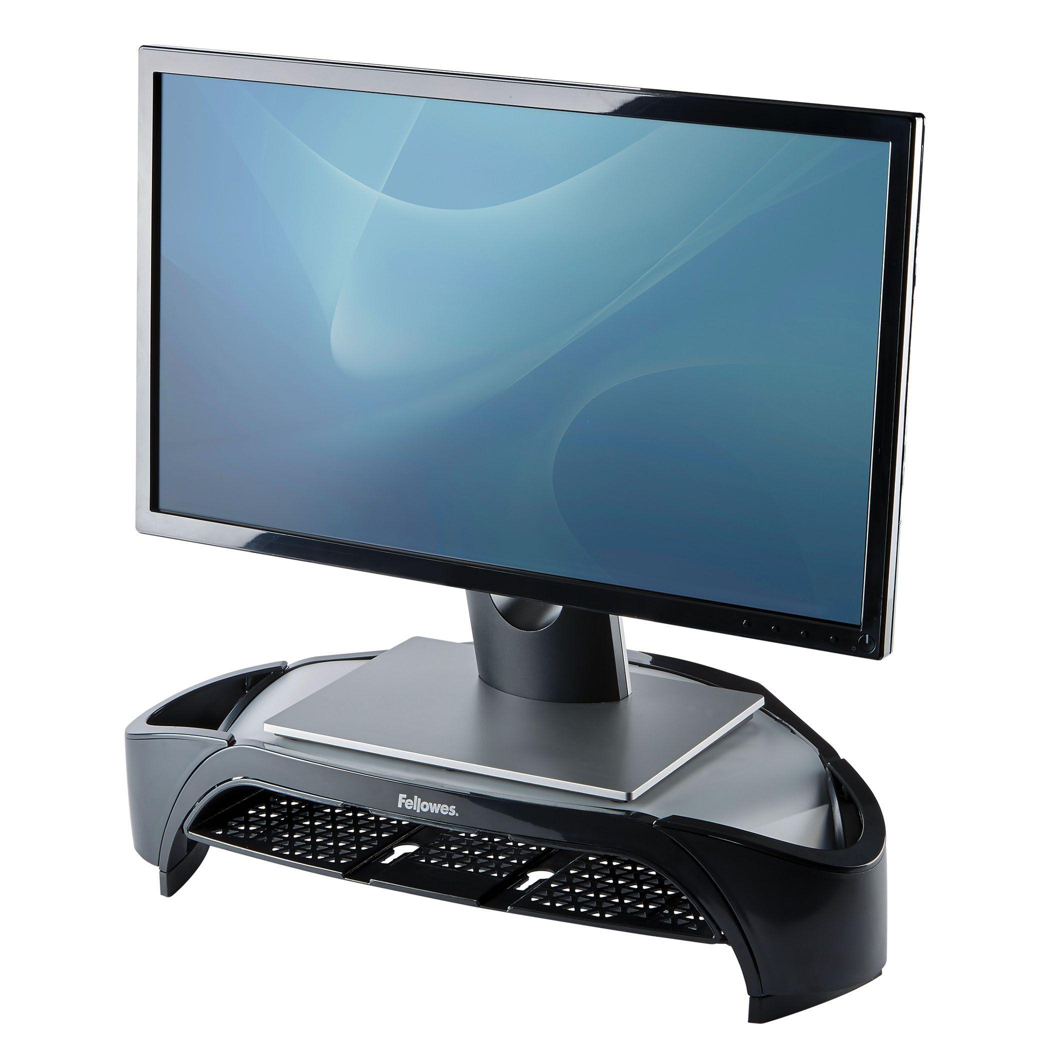 Suporte de Monitor FELLOWES Smart Suites Plus (21" - 10 kg - Preto)