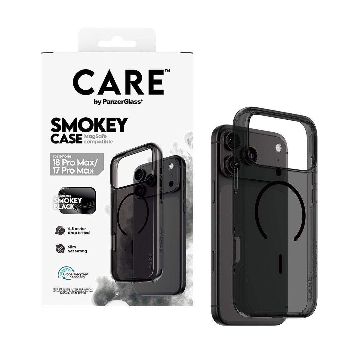 Capa PANZERGLASS CARE by Urban Explorer Smokey MagSafe (MagSafe - Preto), miniatura 5