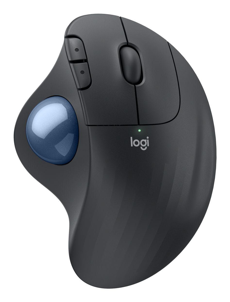 Rato LOGITECH ERGO M575S (Mão direita - 2000 DPI - Trackball - Grafite e Azul)
