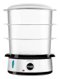 Máquina de Cozer a Vapor CECOTEC Vapovita 3000 (800 W - 3 Recipientes - Inox)