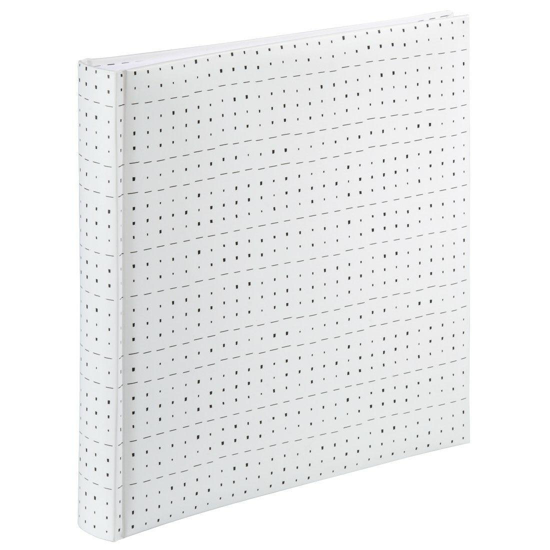 Álbum de Fotografias HAMA Jumbo Graphic Squares 30x30 7234 (Branco)