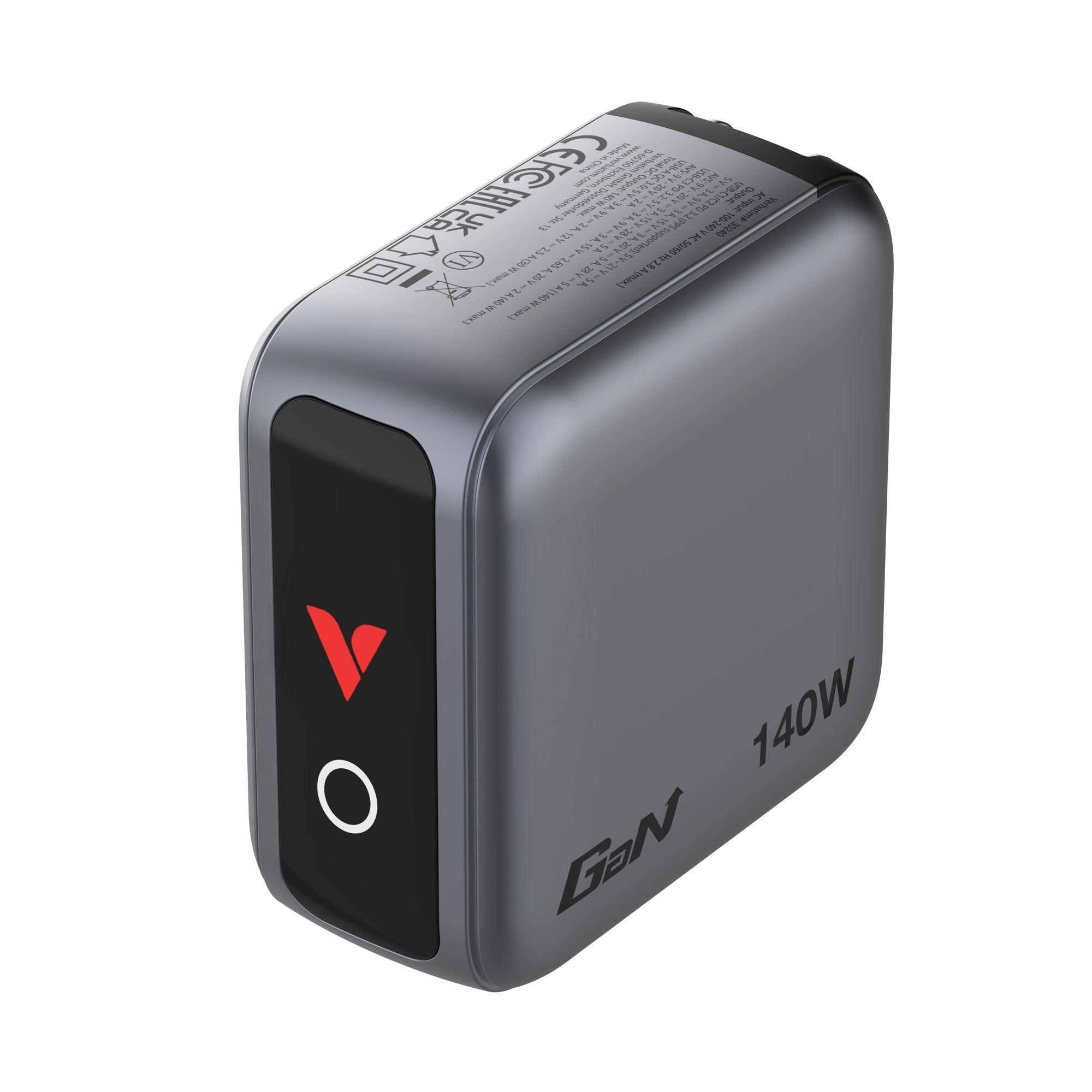 Carregador de Parede VERBATIM 30240 (140 W - Preto), miniatura 7