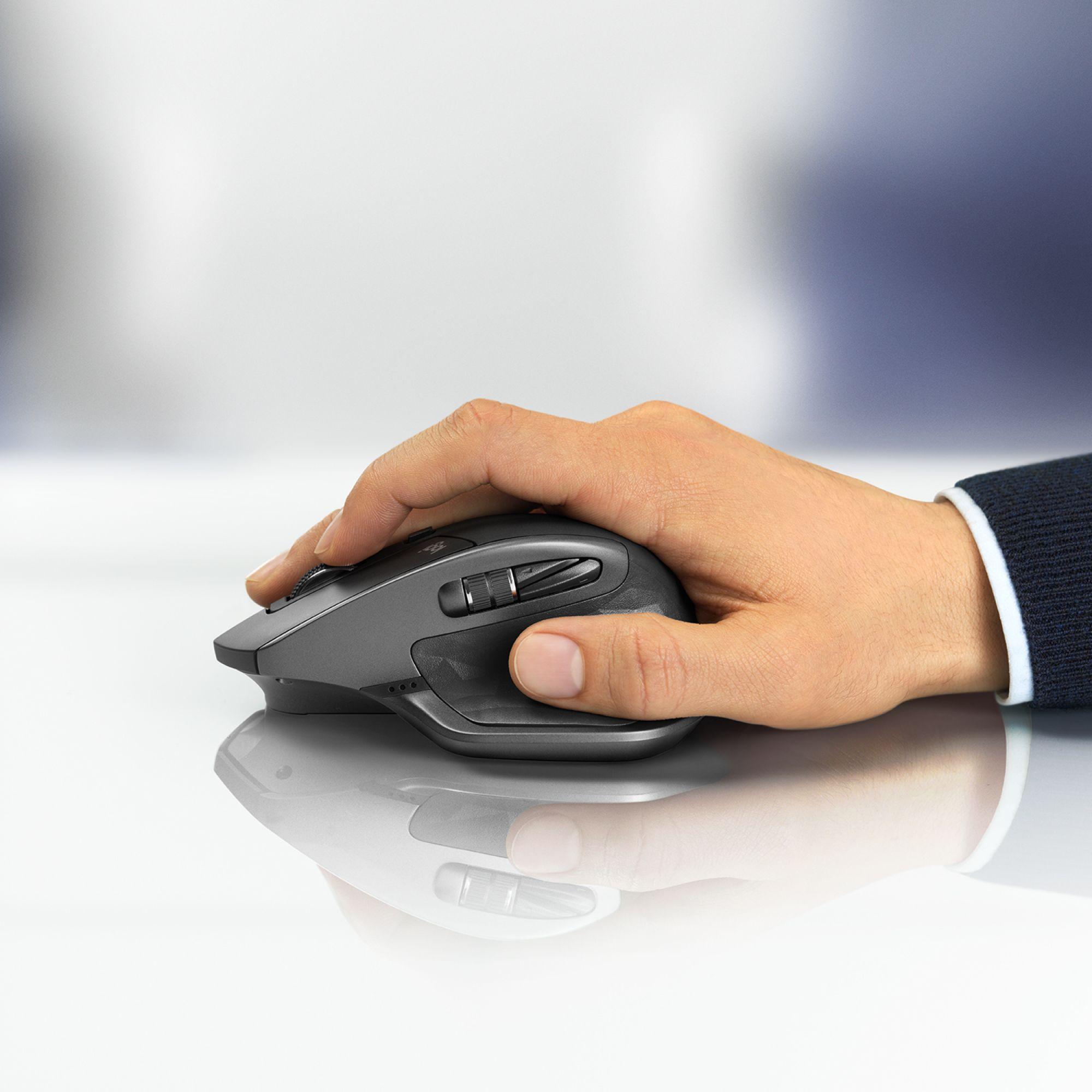 Rato LOGITECH MX Master 2S (Mão direita - 1000 DPI - Laser - Grafite) — miniatura 3