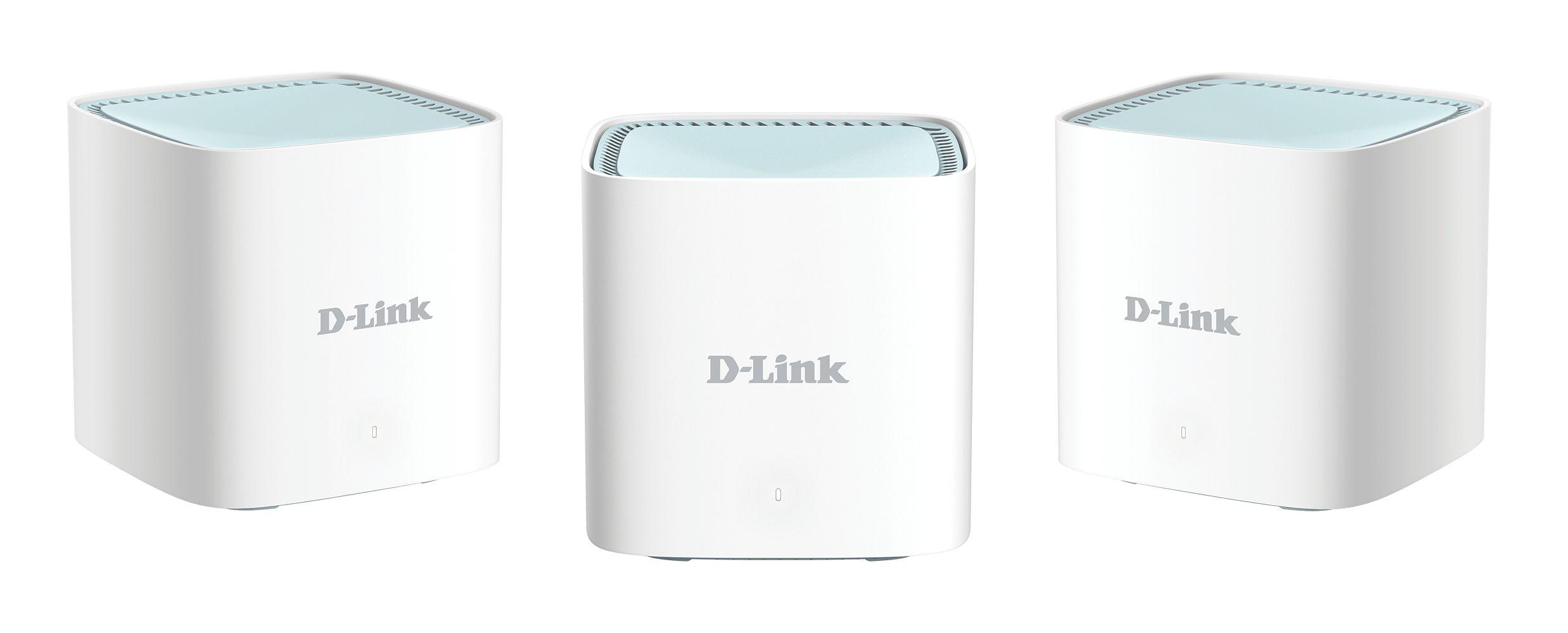 Sistema Wi-Fi Mesh D-LINK EAGLE PRO AI M15-3 (Wi-Fi 6E - 1201 Mbit/s - Dual-band - Branco)