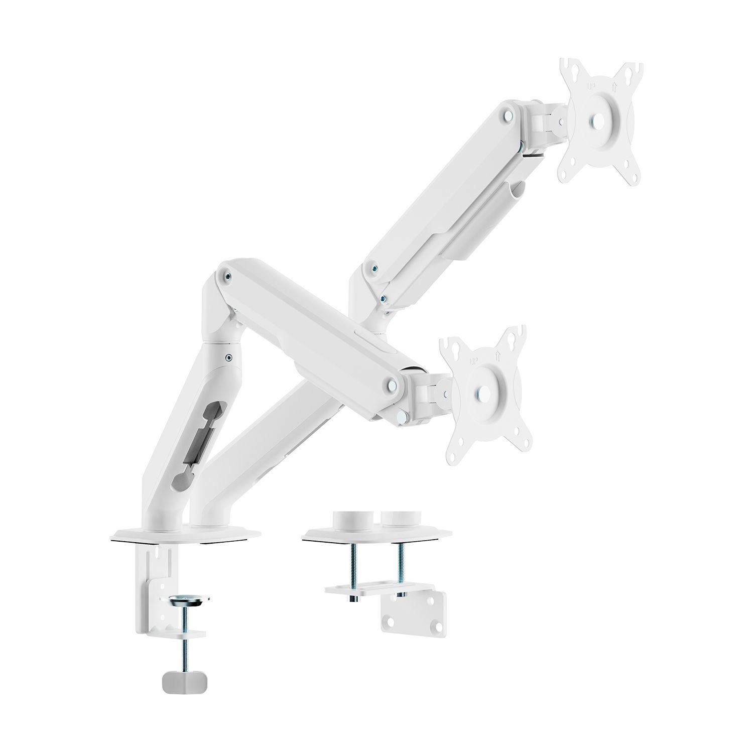 Suporte de Secretária AISENS DT32TSR-439 (100 x 100 mm - 75 x 75 mm - 81,3 cm - Branco)