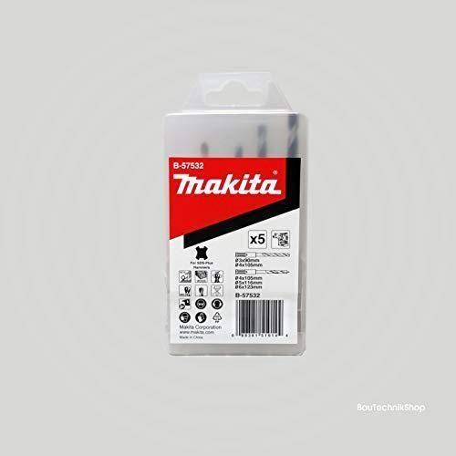 Conjunto de Brocas SDS-Plus MAKITA B-57532 (5 Peças)