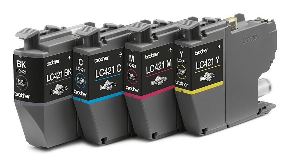 Pack de Tinteiros BROTHER LC421VAL (200 páginas - Preto, Ciano, Magenta e Amarelo), miniatura 5
