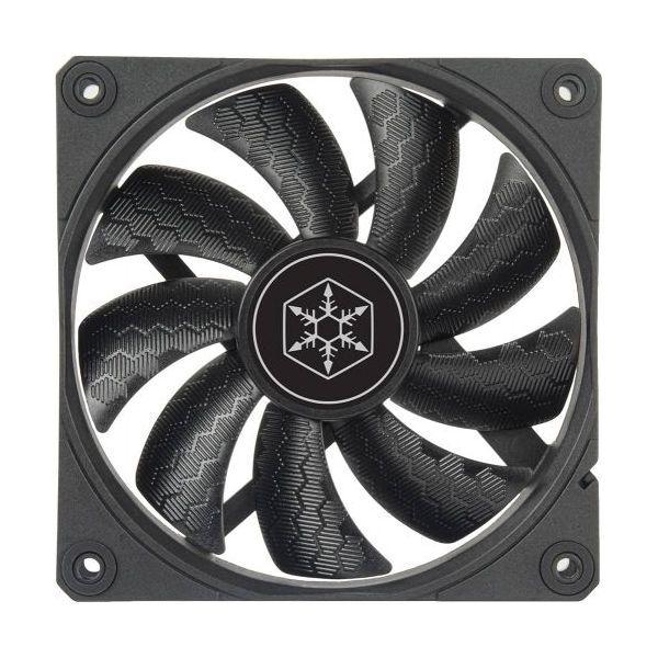 Ventoinha para Caixa de PC SILVERSTONE Shark Force 120 (Preto)