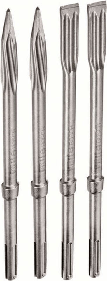 Conjunto de Cinzéis BOSCH PRO SDS max-5C (RTec - SDS max - 4 Peças)