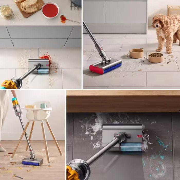Aspirador Vertical DYSON V12 Detect Slim Submarine (Altura 124,7 cm - Níquel e Amarelo) — miniatura 4
