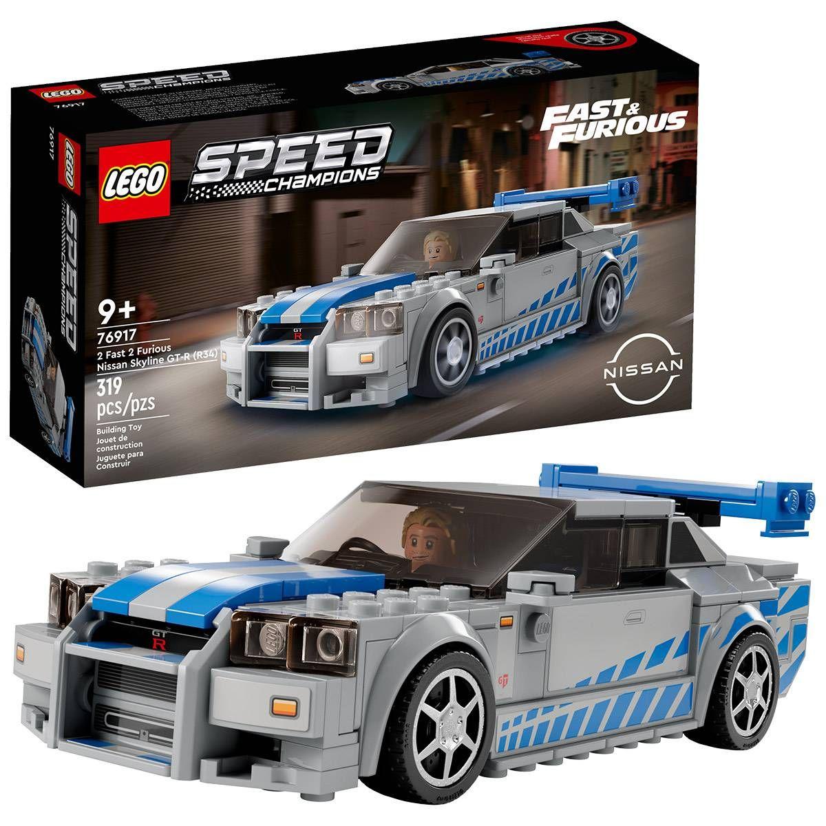LEGO 76917 Speed Champions Velocidade Furiosa Nissan Skyline GT-R (R34) (9+ anos - 319 peças), miniatura 3