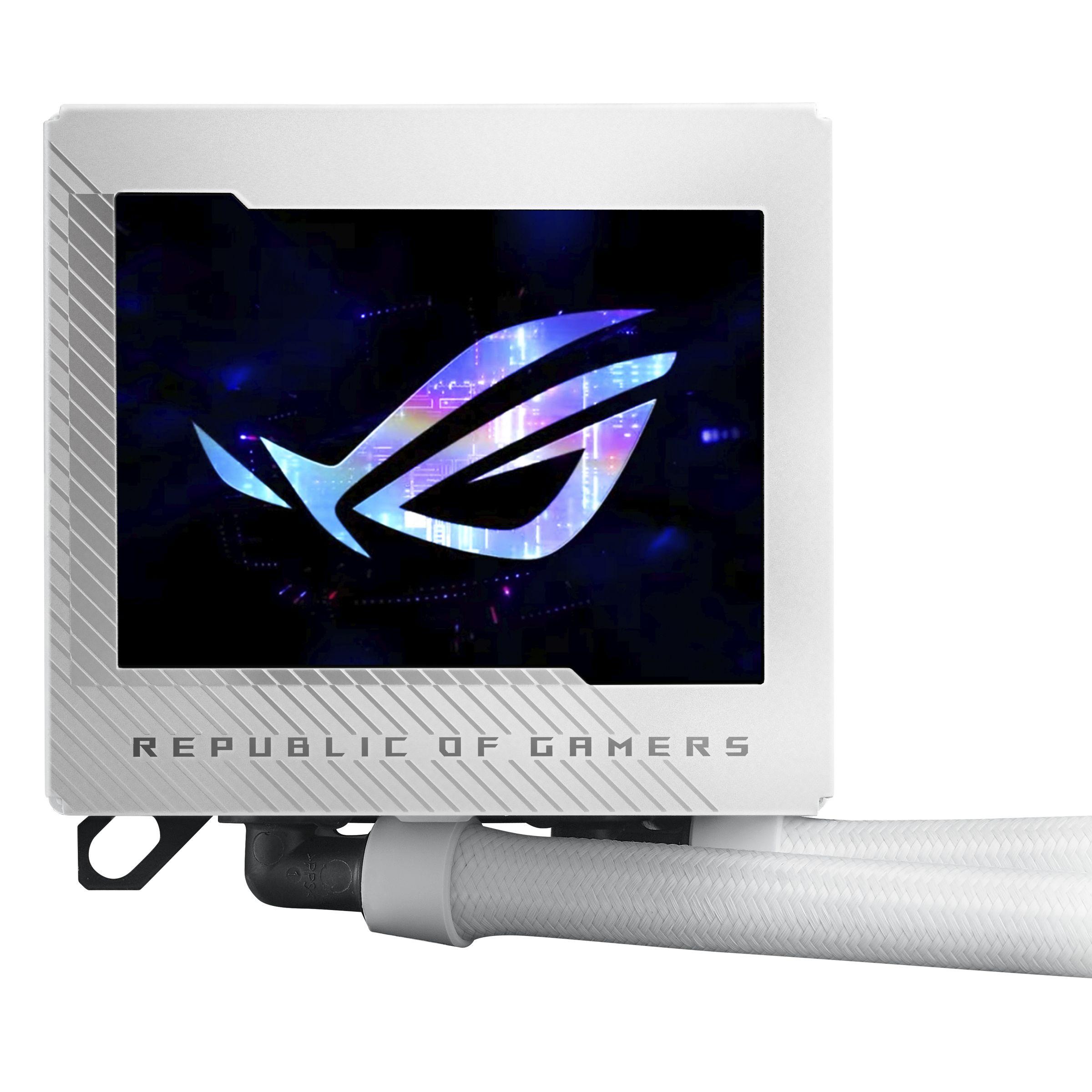 Refrigeração Líquida All-in-One ASUS ROG RYUJIN III 240 ARGB White Edition (12 cm - 2 ventoinhas - 2200 RPM - Branco) — miniatura 9