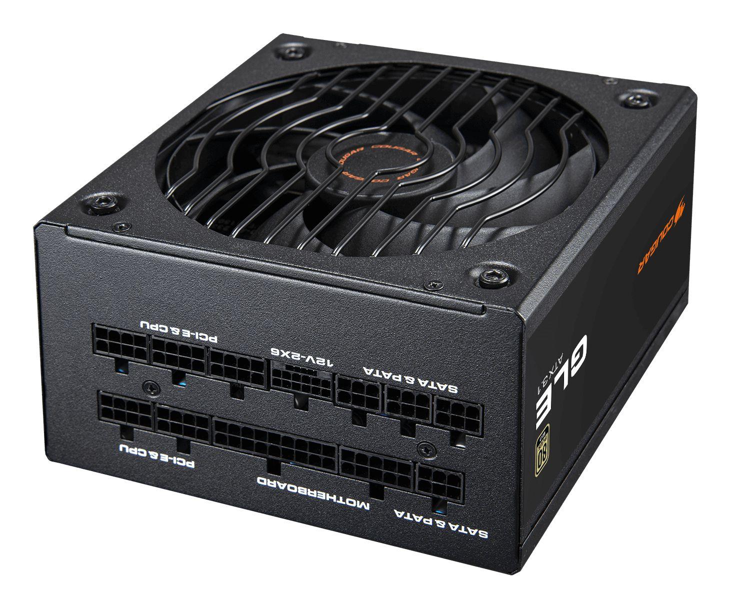 Fonte de Alimentação COUGAR CGR GLE-1000 (ATX - 1000 W - 80 PLUS Gold - Preto)