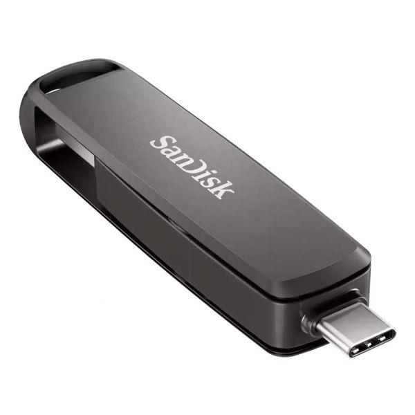 Pen USB SANDISK Extreme PRO Dual Drive (1 TB - Rotativo - USB Type-C e USB Type-A - Preto), miniatura 3