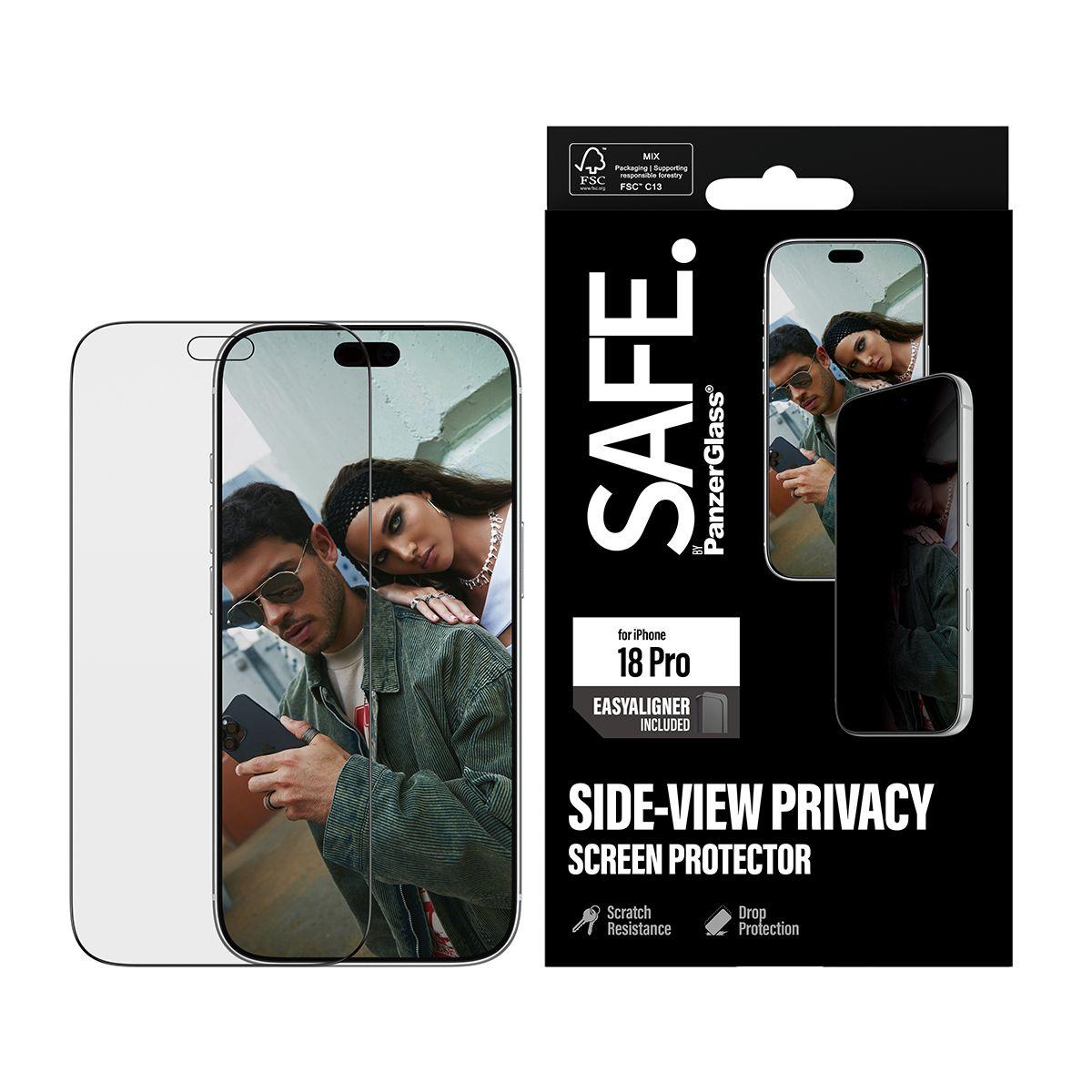Protetor de Ecrã de Privacidade PANZERGLASS SAFE. para iPhone 18 Pro (Apple iPhone 18 Pro - Transparente), miniatura 2