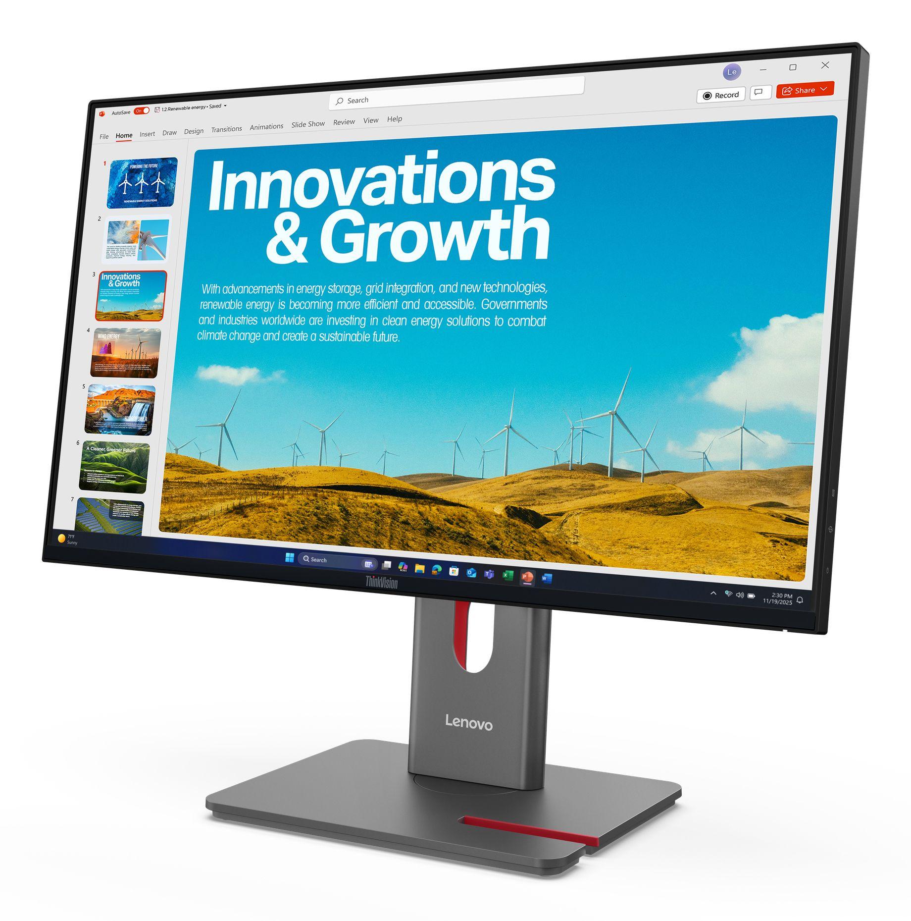 Monitor LENOVO ThinkVision P24QD-40 (23,8" - IPS - 120 Hz - Preto), miniatura 12