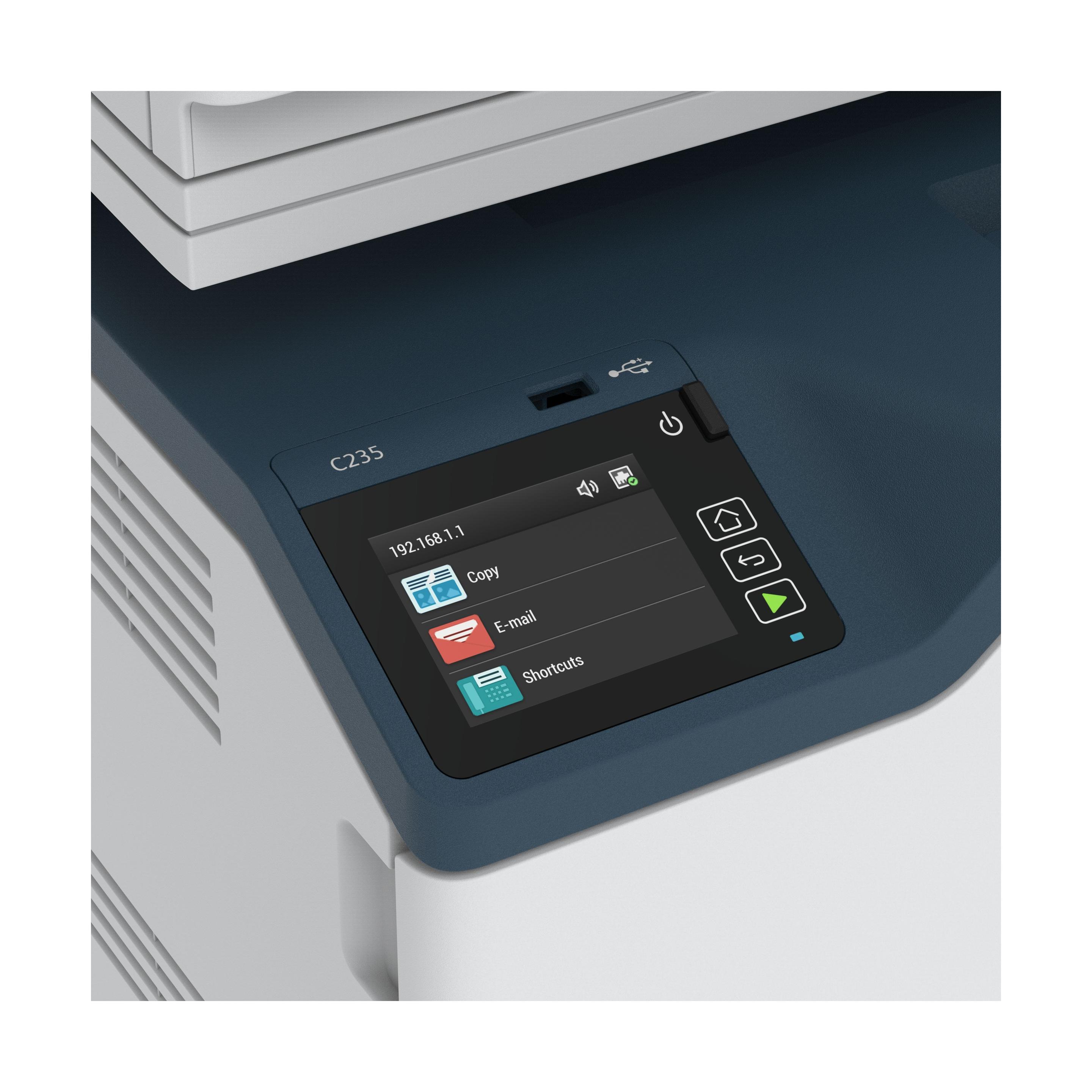 Impressora Multifunções Laser a Cores XEROX C235V_DNI (A4 - Impressão a cores - 251 folhas - Branco e Azul) — miniatura 2