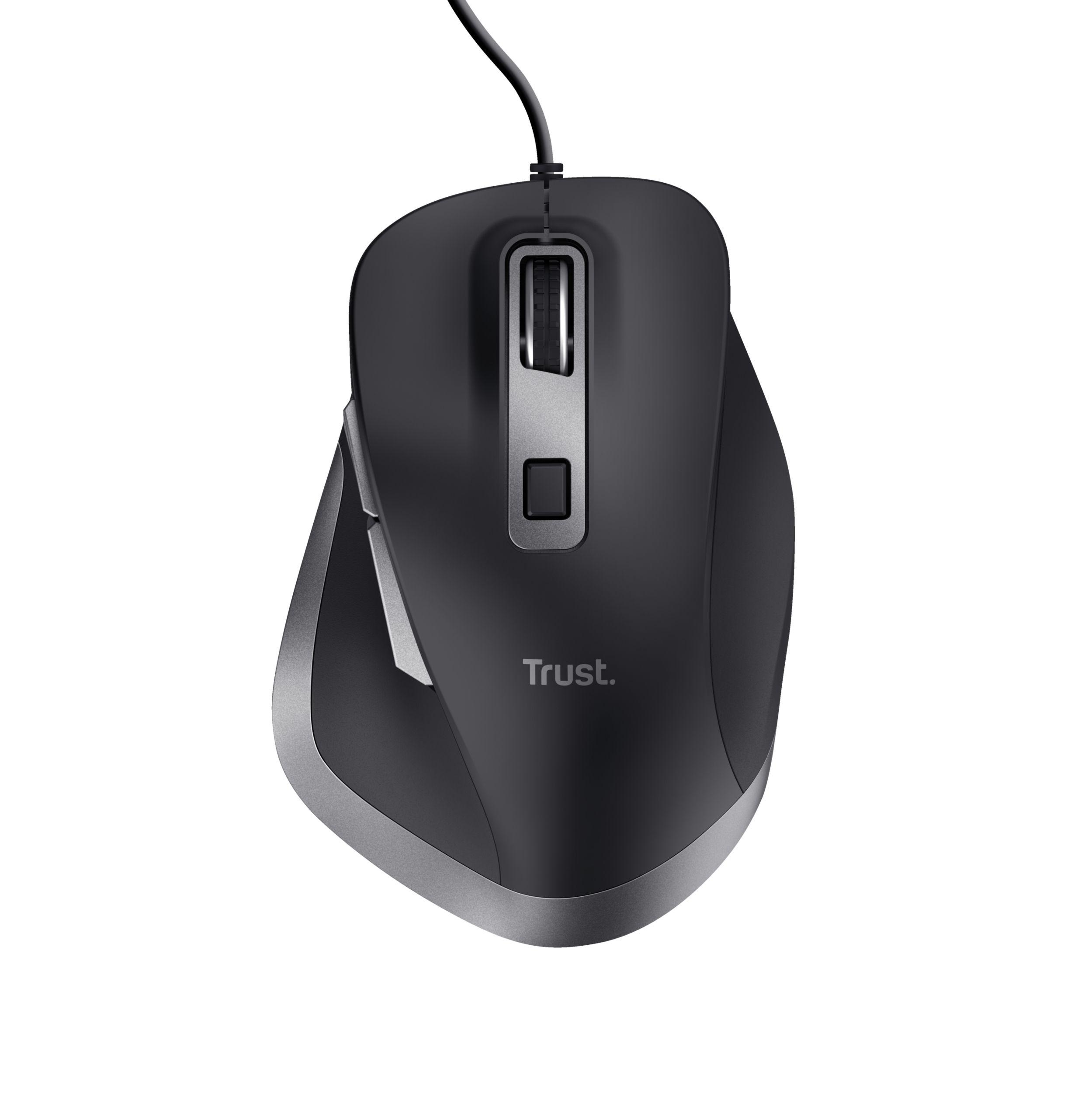 Rato TRUST Fyda (Mão direita - 5000 DPI - Ótico - Preto), miniatura 3